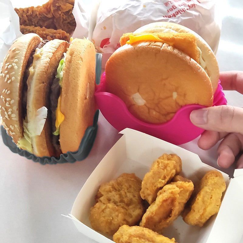 Kontaktfri Burger Holder Silikon- Unngå Grising!