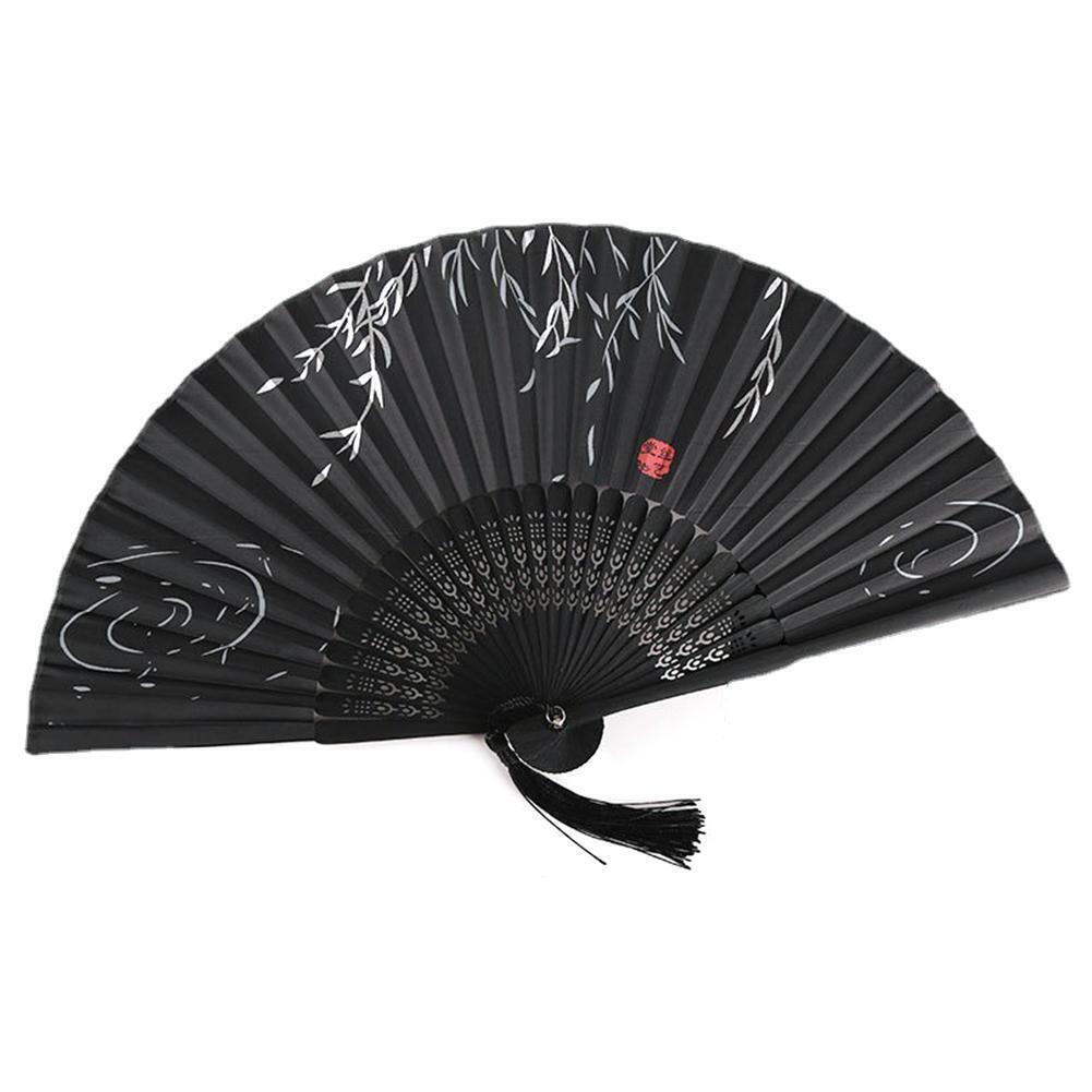 Håndvifte med Elegant Kinesisk Kunst