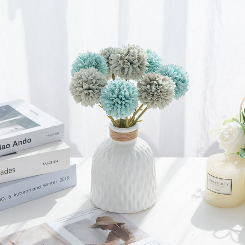 Kunstig Asiatisk Hydrangea Blomst 29cm