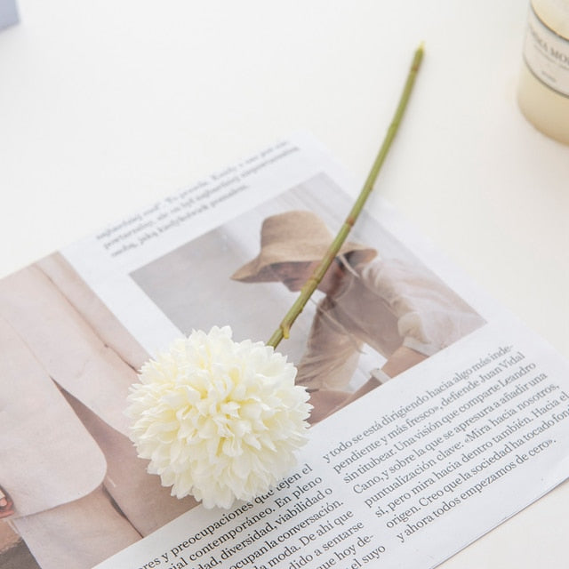 Kunstig Asiatisk Hydrangea Blomst 29cm