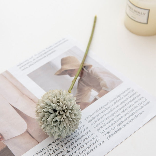 Kunstig Asiatisk Hydrangea Blomst 29cm