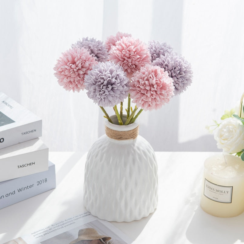 Kunstig Asiatisk Hydrangea Blomst 29cm