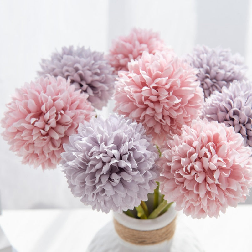 Kunstig Asiatisk Hydrangea Blomst 29cm