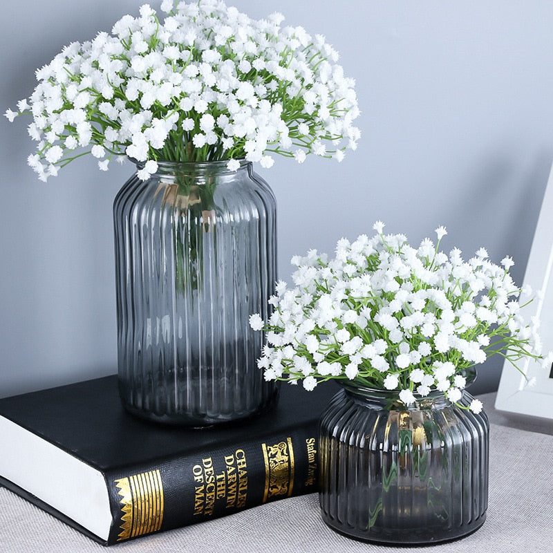 Kunstig Hvit Gypsophila - Baby's Breath Blomster Hvit