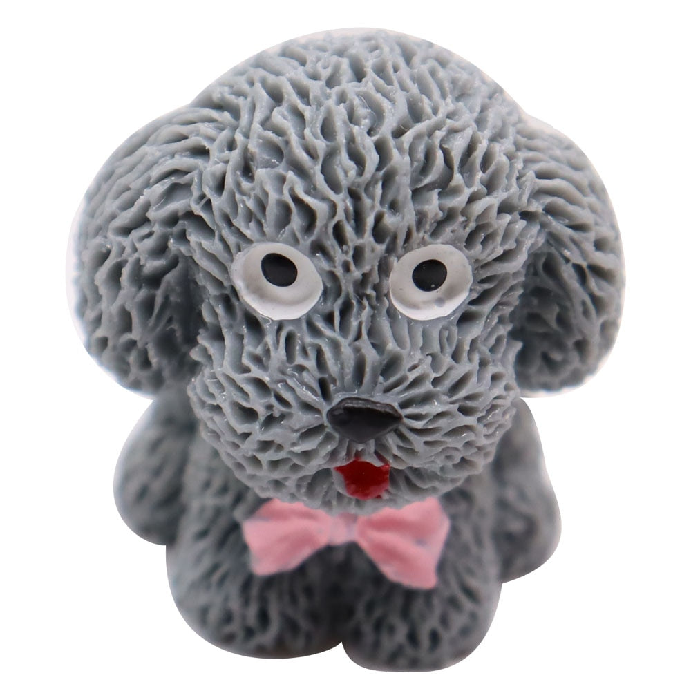 Miniatyr Supersøte Valpe Figurer Pynt