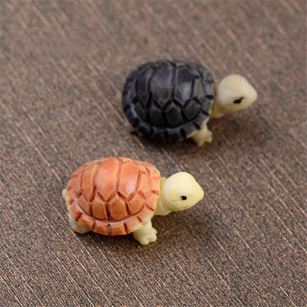 Miniatyr Søte Skilpadde Figurer Pynt