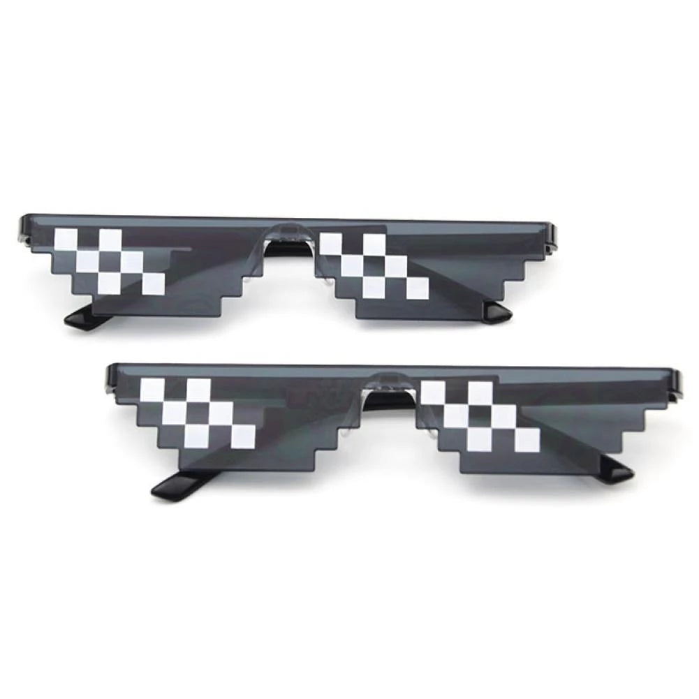 Pixelbriller Thug Life Meme Mosaic Solbriller