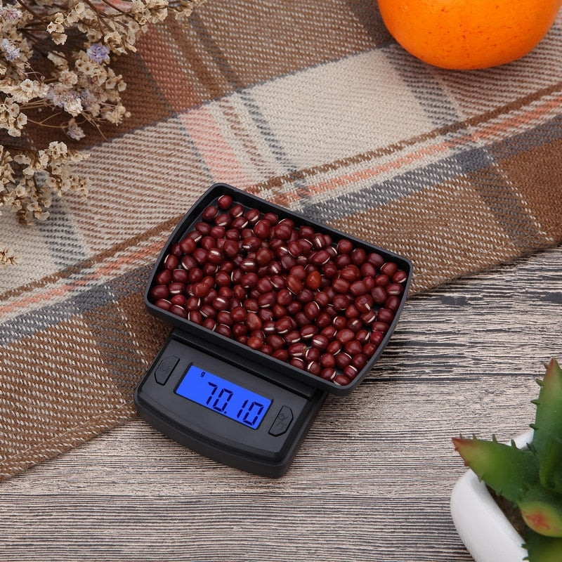 Digital Vekt med LCD skjerm - 0.01 gram nøyaktighet | 500g