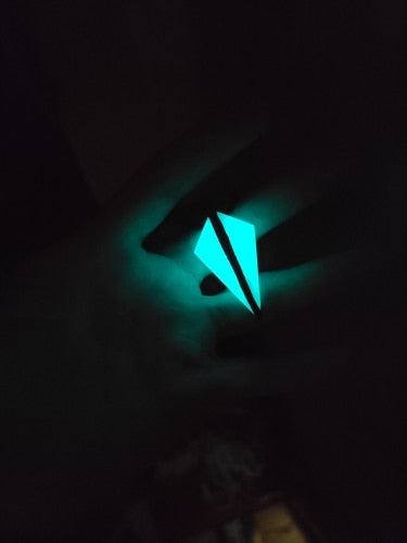 Halskjede med Lysende Prism Edelstein