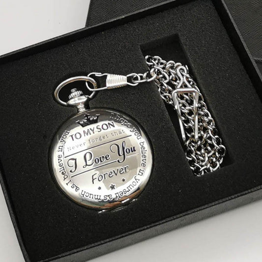 Lommeklokke Quartz Lommeur Vintage - To My Son