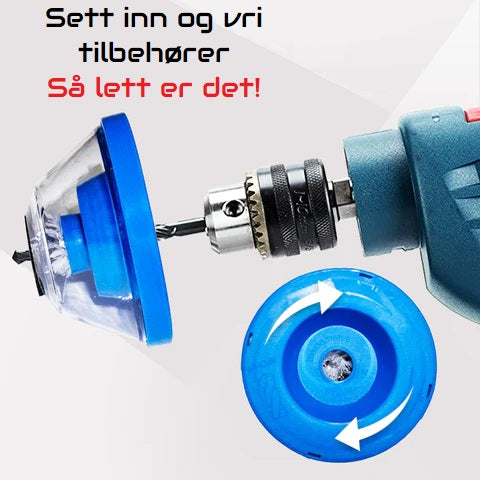 Støvfanger-Elektrisk-Drill-Bruksanvisning